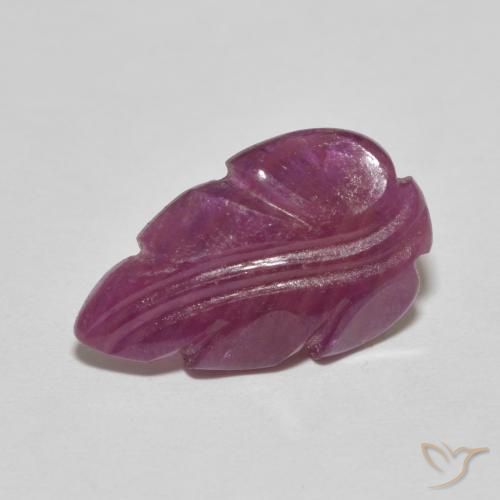 4.07ct 자연스러운 미디엄 퍼플 루비, 팬시한, 불투명체