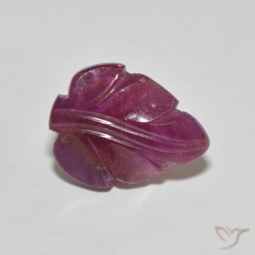 4.64캐럿 천연 Medium Dark-Purple 루비, 팬시한, 불투명체