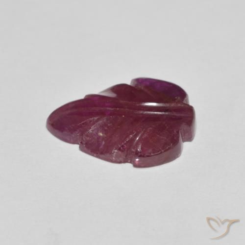 4.64캐럿 천연 Medium Dark-Purple 루비, 팬시한, 불투명체