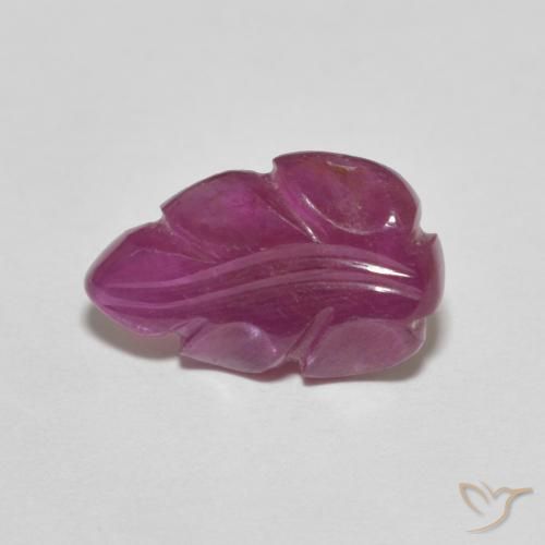 2.52ct 자연스러운 분홍빛이 도는 보라색 루비, 팬시한, 불투명체