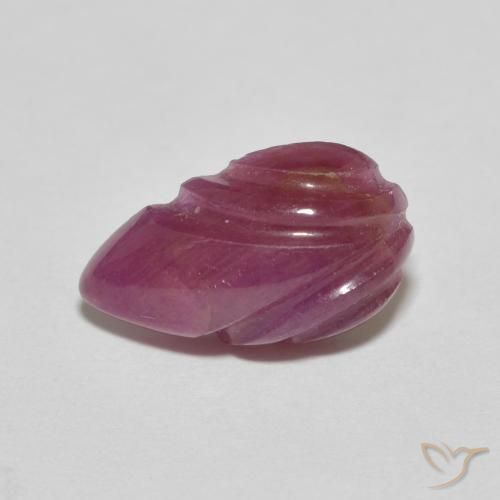3.48ct 자연스러운 Medium Dark-Purple 루비, 팬시한, 불투명체