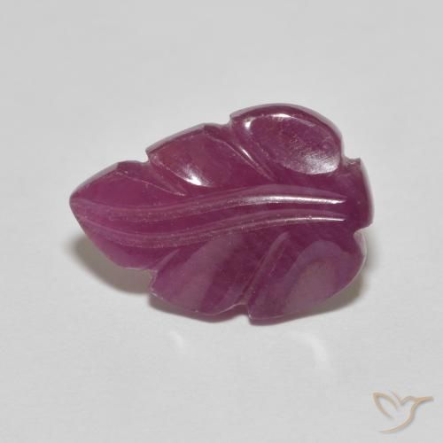 4.95ct 자연스러운 적자색 루비, 팬시한, 불투명체