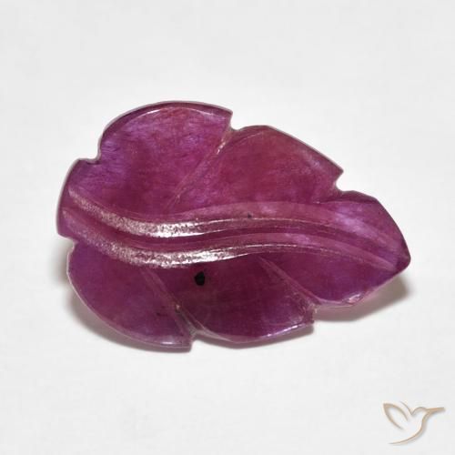 2.93캐럿 천연 Medium Dark-Purple 루비, 팬시한, 불투명체