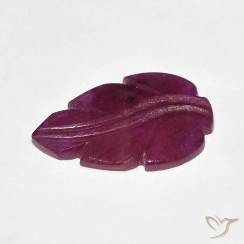 2.93캐럿 천연 Medium Dark-Purple 루비, 팬시한, 불투명체