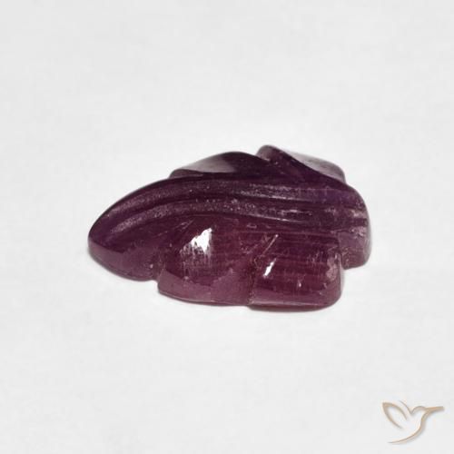 2.78캐럿 천연 Medium Dark-Purple 루비, 팬시한, 불투명체