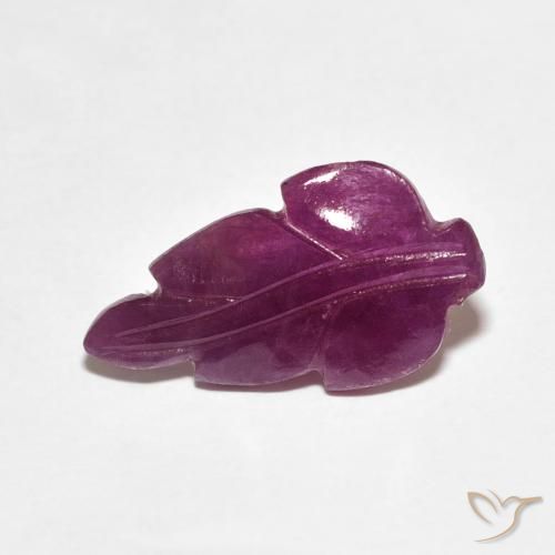 2.74ct 자연스러운 Medium Dark-Purple 루비, 팬시한, 불투명체