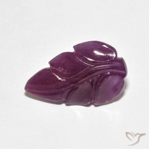 3.39ct 자연스러운 Medium Dark-Purple 루비, 팬시한, 불투명체