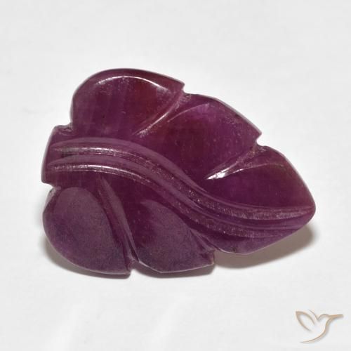 9.79캐럿 천연 Medium Dark-Purple 루비, 팬시한, 불투명체