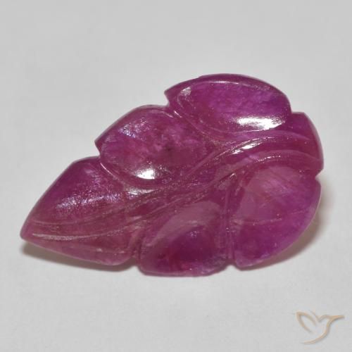 4.63ct 자연스러운 적자색 루비, 팬시한, 불투명체
