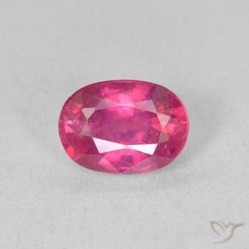 1.34ct 자연스러운 Medium Dark-Pink 루비, 타원형, VS