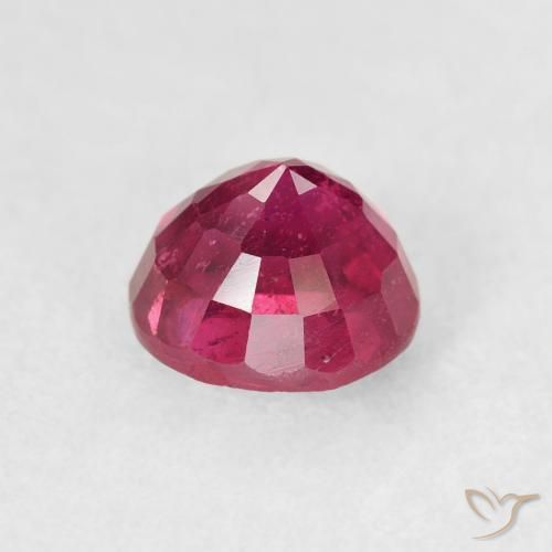 1.72캐럿 천연 Medium Dark-Pink 루비, 둥근, VS-SI