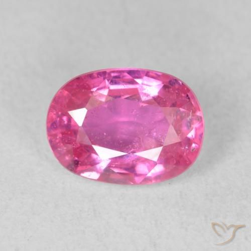 1.88ct 자연스러운 Medium Dark-Pink 루비, 타원형, VS-SI