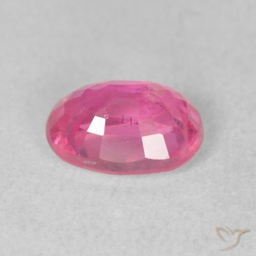 1.88캐럿 천연 Medium Dark-Pink 루비, 타원형, VS-SI