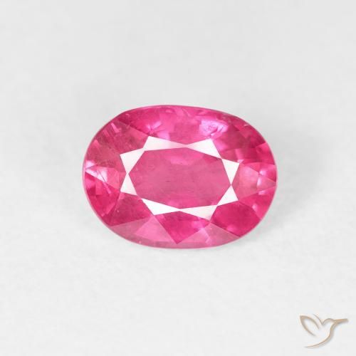 1.15ct 자연스러운 딥 마젠타 루비, 타원형, VS