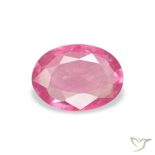 1.09ct 자연스러운 Medium Dark-Pink 루비, 타원형, VS-SI
