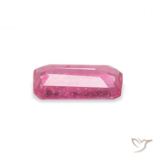 1.19캐럿 천연 Medium Dark-Pink 루비, 옥타곤 / 에메랄드 컷, VS-SI