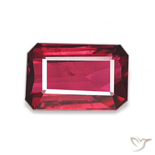 1.97ct 미디엄 레드 루비, 에메랄드 컷, VS