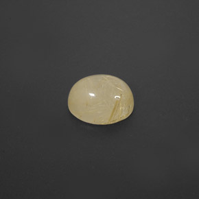 1.63캐럿 천연 무색 골든 루틸 쿼츠, 투명한, 8×6.3 mm, 투명/반투명