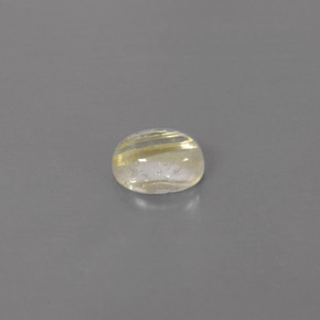 1.54캐럿 천연 무색 골든 루틸 쿼츠, 투명한, 8.1×6 mm, 투명/반투명