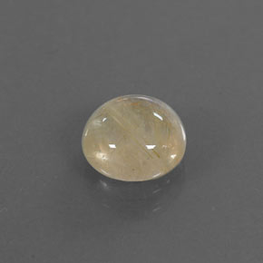 1.80캐럿 천연 무색 골든 루틸 쿼츠, 투명한, 7.94 mm, 투명/반투명