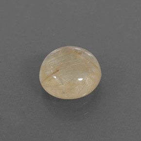 1.72캐럿 천연 무색 골든 루틸 쿼츠, 라운드 컷, 7.79 mm, 투명한