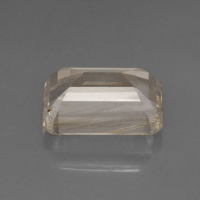 20.31캐럿 천연 골든 루틸 토파즈, 투명한, 18×12.8 mm, 투명/반투명