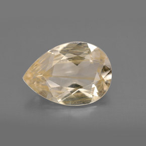 4.62캐럿 천연 골든 루틸 토파즈, 투명한, 13.4×9.5 mm, 투명/반투명