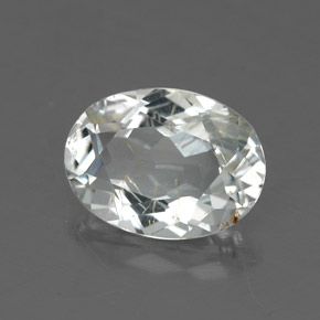 2.91캐럿 천연 골든 루틸 토파즈, 타원형 컷, 10.3×7.6 mm, 투명한