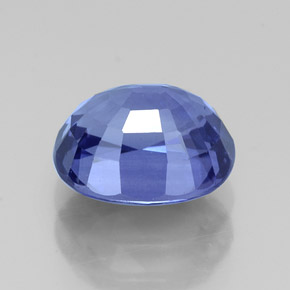 2.24캐럿 천연 바이올렛 블루 사파이어, 타원형 컷, 7.9×6.9 mm, VVS-VS