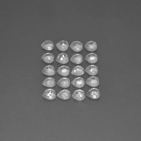 캐럿 천연 멀티컬러 사파이어 보석, 하트 모양, 4.1×4 mm, VVS-VS