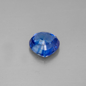 1.14캐럿 천연 콘플라워 블루 사파이어, 배 모양, 6.2×6.2 mm, VS