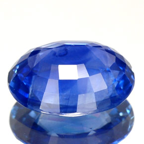 2.10캐럿 천연 콘플라워 블루 사파이어, 타원형 컷, 8.8×7 mm, VVS-VS