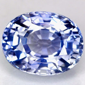 4.76캐럿 천연 바이올렛 블루 사파이어, 타원형 컷, 10.5×8.2 mm, IF