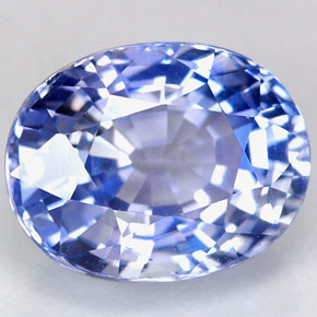 4.76캐럿 천연 바이올렛 블루 사파이어, 타원형 컷, 10.5×8.2 mm, IF