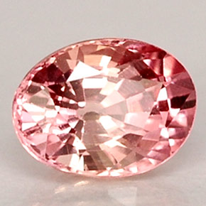 0.50캐럿 천연 로즈 핑크 사파이어, 타원형 컷, 5×3.8 mm, VVS-VS