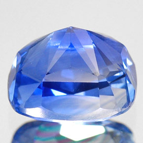 1.92캐럿 천연 콘플라워 블루 사파이어, 쿠션 컷, 7.1×5.6 mm, VS-SI