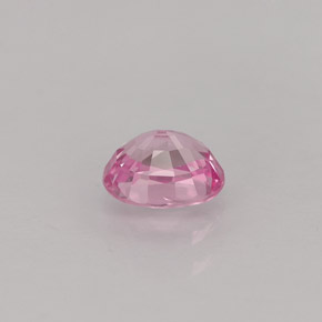 0.58캐럿 천연 핑크 사파이어, 타원형 컷, 5.2×4.2 mm, VS