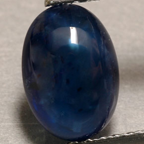 1.90캐럿 천연 블루 사파이어, 투명한, 8.3×5.8 mm, 투명/반투명