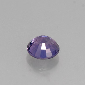0.40캐럿 천연 블루 바이올렛 사파이어, 라운드 컷, 4.19 mm, VVS-VS