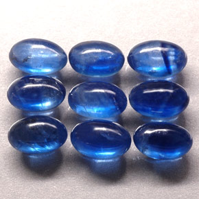 캐럿 천연 블루 사파이어 보석, 투명한, 5×3.3 mm, 투명/반투명