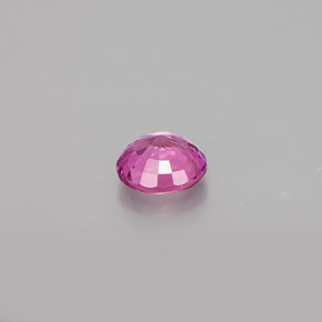 0.48캐럿 천연 퍼플 핑크 사파이어, 라운드 컷, 4.59 mm, VVS