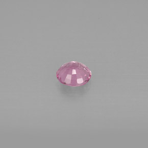 0.54캐럿 천연 바이올렛 핑크 사파이어, 라운드 컷, 4.88 mm, VS-SI