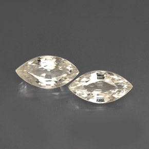 캐럿 천연 라이트 옐로우 사파이어 보석, 마퀴즈, 8×4.1 mm, VVS-VS