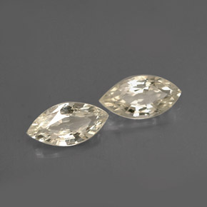캐럿 천연 라이트 옐로우 사파이어 보석, 마퀴즈, 8×4.1 mm, VVS-VS