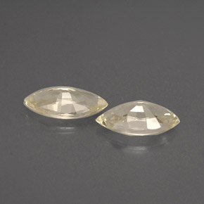 캐럿 천연 라이트 옐로우 사파이어 보석, 마퀴즈, 8×4.1 mm, VVS-VS