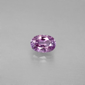 0.77캐럿 천연 바이올렛 사파이어, 타원형 컷, 6.1×4.3 mm, VVS-VS