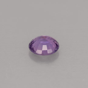 0.55캐럿 천연 바이올렛 사파이어, 라운드 컷, 5.01 mm, VVS-VS