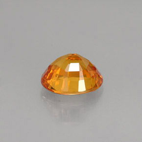 1.67캐럿 천연 골든 옐로우 사파이어, 타원형 컷, 7.5×6.2 mm, VS-SI