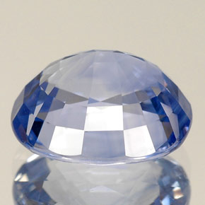 5.17캐럿 천연 블루 사파이어, 쿠션 컷, 10.4×9.3 mm, VS