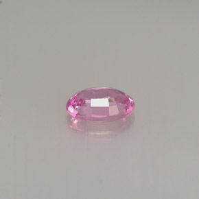 0.54캐럿 천연 핑크 사파이어, 타원형 컷, 5.9×4.1 mm, VVS